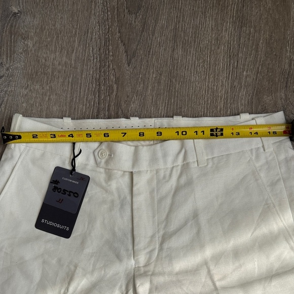 Studiosuits White Linen Pants - Picture 5 of 8